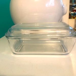 Vintage refrigerator storage dish